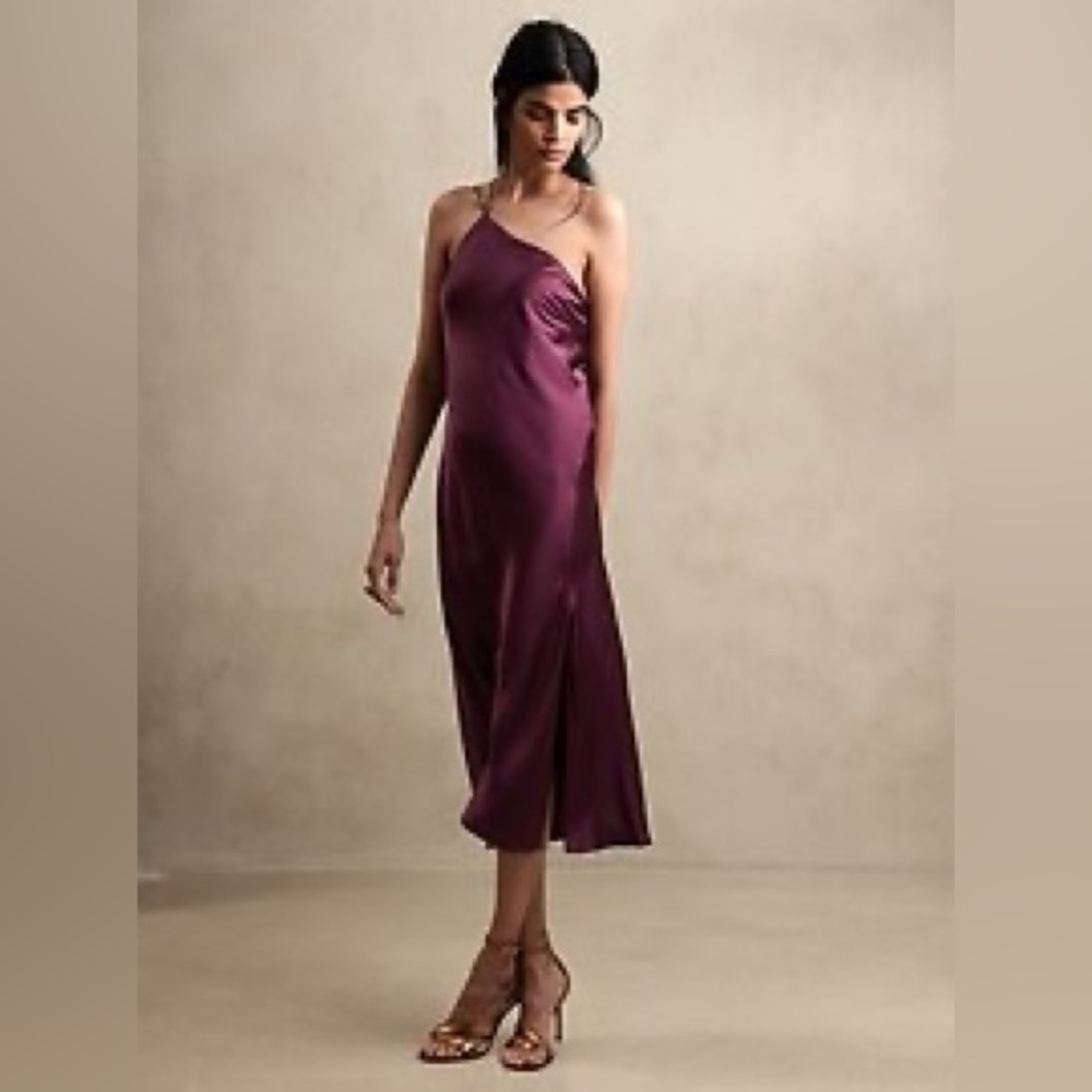 Banana Republic Divine Silk one shoulder